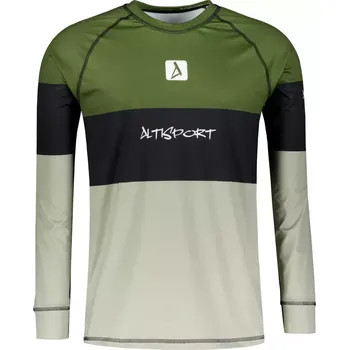 Pánské funkční termo triko s dlouhým rukávem premium ALTISPORT VOJ/ALM051TER01 KHAKI 4XL