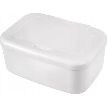 Úložný box Zásobník / Dóza na VLHČENÉ UBROUSKY krabice s víkem organizér krabička na ubrousky