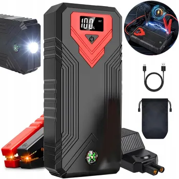 Powerbanka VÝKONNÝ JUMP STARTER STARTOVACÍ BOOSTER POWERBANKA SADA 30000MAH S LED SVÍTILNOU