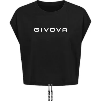 Dámské tričko GIVOVA Givova dámské tričko s lodičkovým výstřihem, XS ČERNÁ