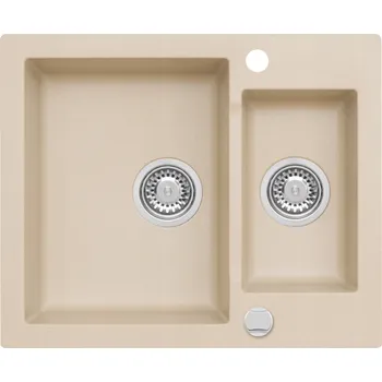 Granitový dřez Dřez jednopůlkomorový Moderno Annie granit béžový