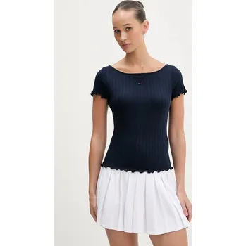 Tričko Tommy Jeans DW0DW22460 námořnická modř 59X, vel. M