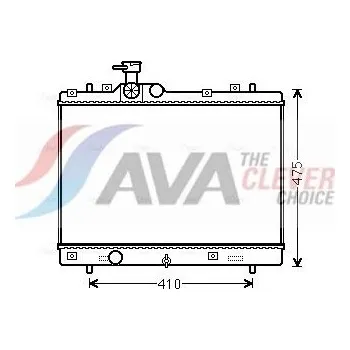Chladič motoru Chladič, chlazení motoru AVA SZ2137