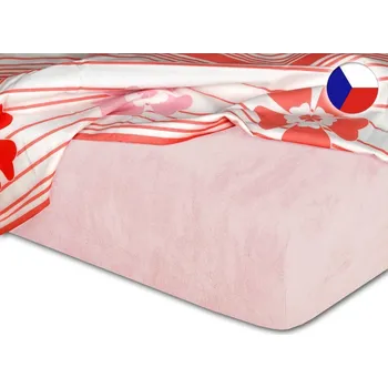 Froté prostěradlo 80x220 EXCLUSIVE pudrové