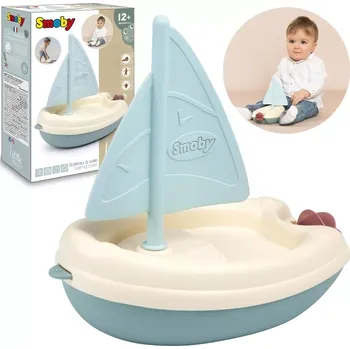 Hračka pro nejmenší Smoby Little plachetnice z bioplastu do vody