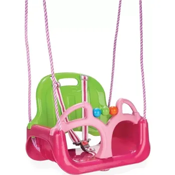 Dětská houpačka Houpačka 3 v 1 růžová WOOPIE