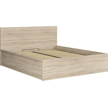 Postel Black Red White Tetrix 11 (dub sonoma) (s roštem) (s úl. prostorem)