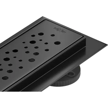 Mexen Flat 360° M12 lineární otočný odtok 90 cm, černý - 1721090-40 Lineární podlahové odtoky