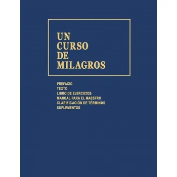 Španělský jazyk Curso de Milagros (Dr. Helen Schucman)(Brožovaná)