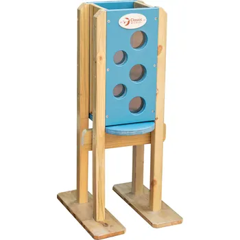 Pískoviště Classic World Dřevěný box na písek modrý