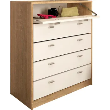 Tempo Kondela Kerjat Typ 4 (bílá + dub sonoma)