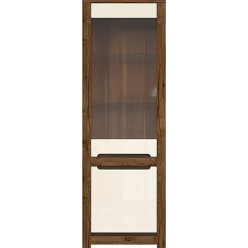 Obývací stěna Black Red White Ruso REG1W1D Dub april, Perlový lesk