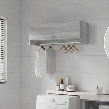 Příborník do zásuvky zahrada-XL Šatní skříň šedá sonoma 100 x 32,5 x 35 cm kompozitní dřevo 815214