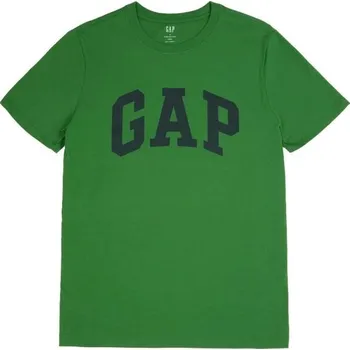 Oblečení a móda Pánské tričko GAP V-EVERYDAY SOFT BASIC LOGO T M Zelená, Černá
