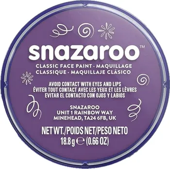 Speciální výtvarná barva Barva na obličej Snazaroo - tm. fialová - 18 ml - 888