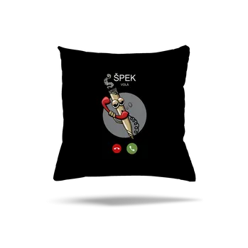 Polštář Bastard Špek volá polštář Black