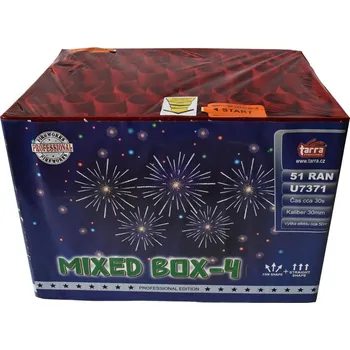 Zábavní pyrotechnika Tarra Pyrotechnik Mixed Box 4 51 ran