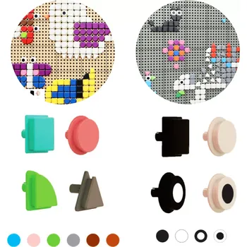 ostatní stavebnice Masterkidz geometrické prvky pro STEM tabuli – 256 ks