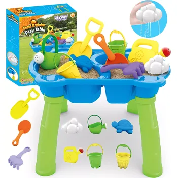 Dětské zboží Woopie vodní a pískový stolek 2v1 s 9 akcesoriemi
