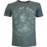 Yakuza Premium Selection Tričko Yakuza Premium 3914 - šedé- Cut the Roots, Bad Guardians Velikost: M