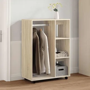 Organizace kuchyně Nábytek XL Šatní skříň dub sonoma 80 x 40 x 110 cm kompozitní dřevo 808516