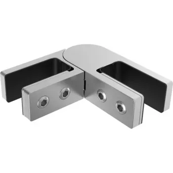 Hahn Steel Držák pro sklo T12–15 mm, nerez AISI 316, broušený