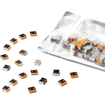 Visací zámek Smartkeeper zámek portu USB UL03P2OR sada 100 ks oranžová bez klíče UL03P2OR