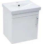 Naturel Koupelnová skříňka s umyvadlem Naturel Vario Dekor 50x51x40 cm bílá lesk VARIO250BIBL VARIO250BIBL