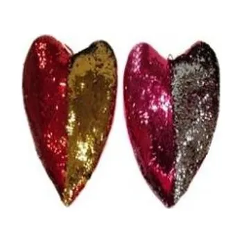 plyšák Serce cekinowe 37cm MIX