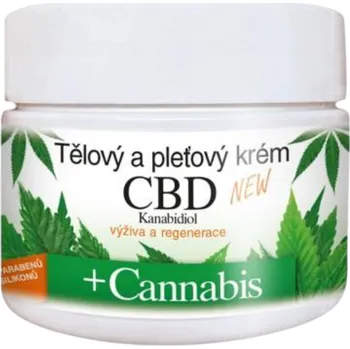Tělový krém Tělový a pleťový krém CBD Kanabidiol, 260 ml IDDRZEX06824