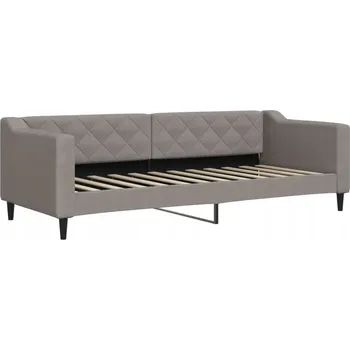 Pohovka Rozkládací pohovka 2v1 taupe 223 x 90 x 67 cm, plocha na spaní 80 x 200 cm