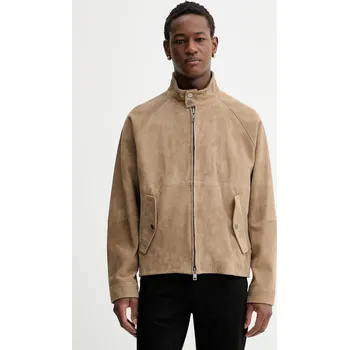 Pánská větrovka Semišová bunda HUGO Loridge 50553101 béžová 80X, vel. L