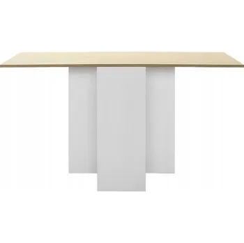 Jídelní stůl Rozkládací jídelní stůl FOLCO, dub/bílá