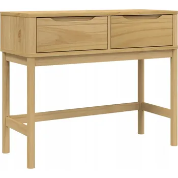 Konferenční stolek Konzolový stolek FLORO z masivního borovicového dřeva, 89,5x36,5x73 cm, voskovaný