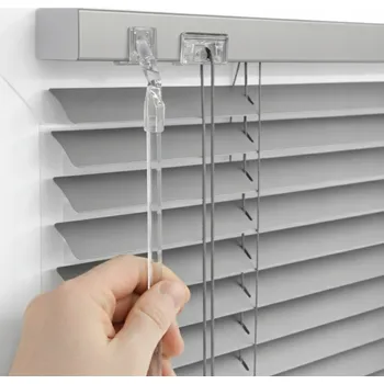 Žaluzie Hliníková žaluzie 25 mm STŘÍBRNÁ horizontální hotová na míru 70x130 cm