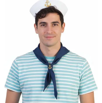 Karnevalový doplněk Námořnická čapka čepice bílá