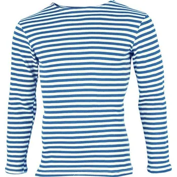 Triko Ruské DĚTSKÉ dl. rukáv světlé pruhy, Velikost: 100