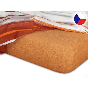 Froté prostěradlo do kočárku 35x75 EXCLUSIVE karamel