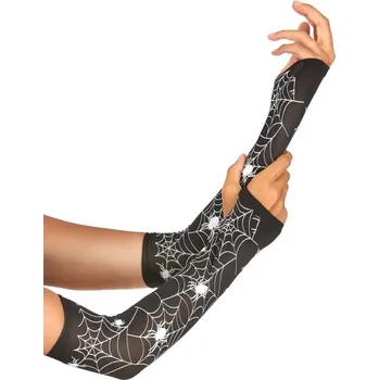 Karnevalový doplněk Rukavice pavučiny pavouk