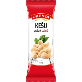 Dr.Ensa Kešu solené 60g (Kartonové balení : 25 ks)