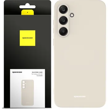 Pouzdro na mobilní telefon Zadní Kryt Spacecase pro Samsung Galaxy A32 5G béžové