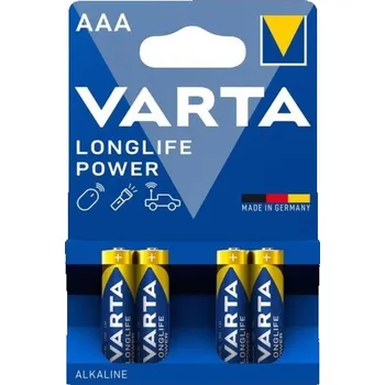 Článková baterie baterie alkalická VARTA AAA LR03, 1.5 V (4 ks)