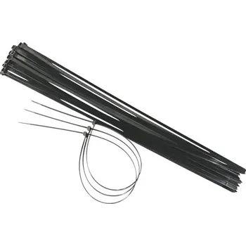 Stahovací páska Stahovací páska 550 x 7,6 mm černá, balení 25 ks