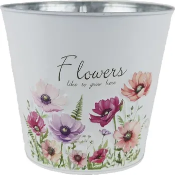 Zahrada Květináč plechový K4691/3