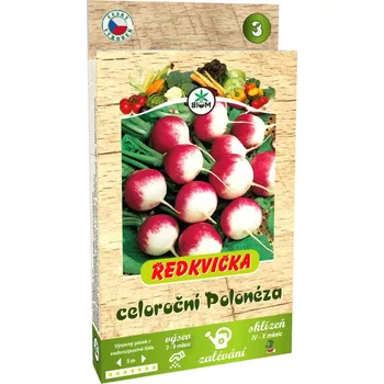 Semeno Pásek Ředkvička červenobílá kulatá celoroční POLONÉZA 5 m