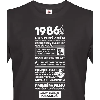 Pánské tričko Bezvatriko.cz 3112 40 Černé XL