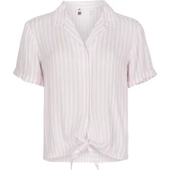 Dámská košile Dámská košile s krátkým rukávem O'Neill CALI WOVEN XS Bílá, Růžová
