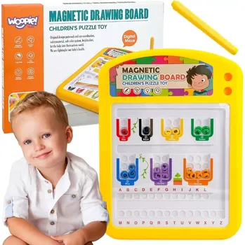woopie magnetická montessori tabule na kreslení s kovovými kuličkami