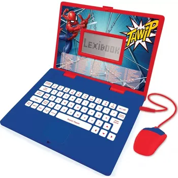 Výuková hračka Lexibook Spiderman výukový notebook polsky/anglicky