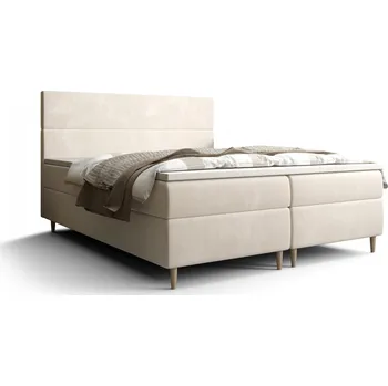 Postel MOB Flu (světlobéžová) (s matrací a úložným prostorem)